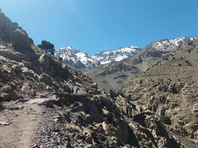 Excursion and trek to Imlil valley 1 day from Marrakech.